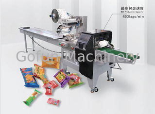 Автоматическая машина для упаковки мороженого с подушкой и машина для упаковки потока типа подушки