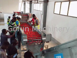 Поддержка все деятельности завода по обработке кетчуп томата SUS304 гибкая в одном обслуживании