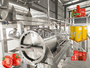 Сбережения воды технологической линии концентрата соуса томатной пасты материала нержавеющей стали 304